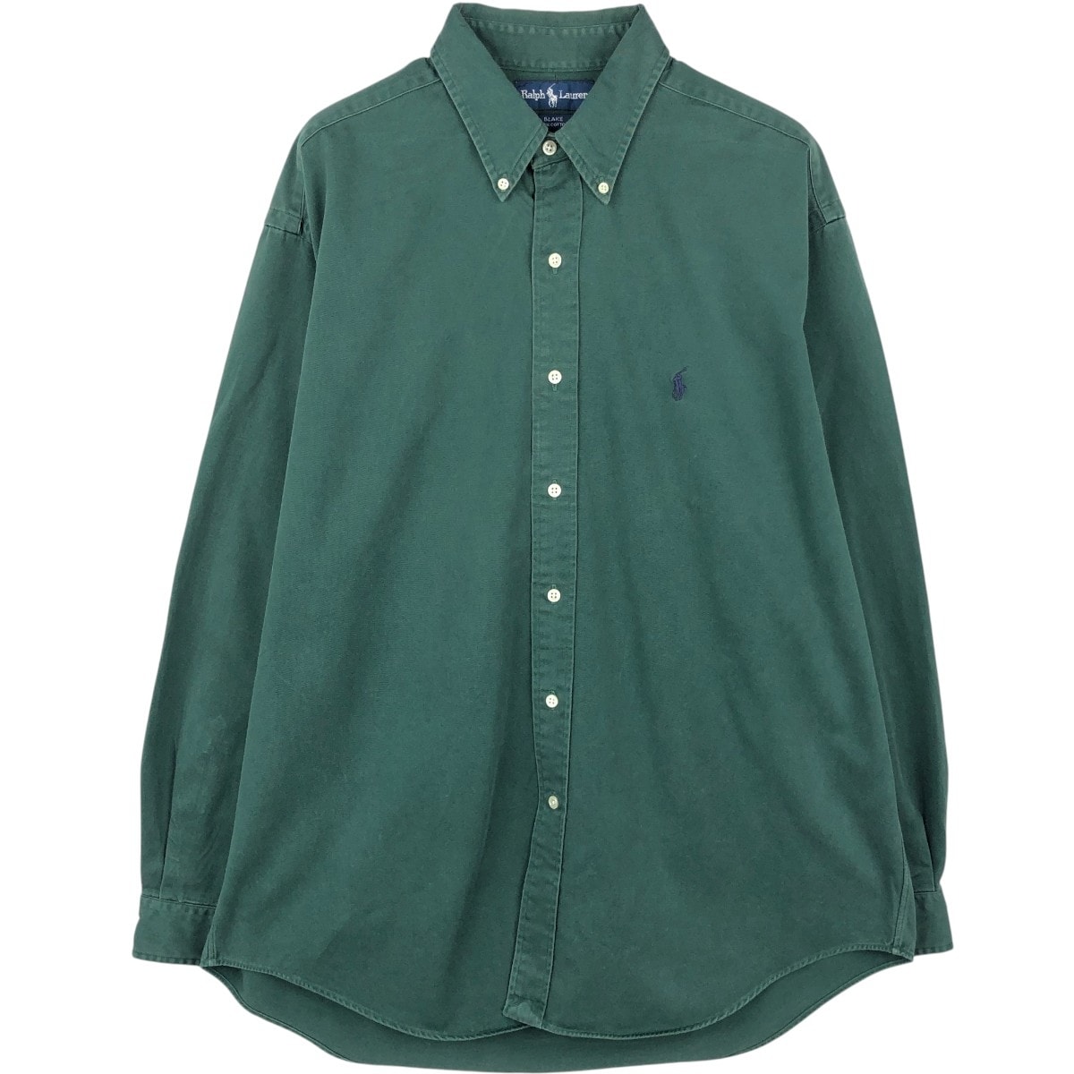 古着 ラルフローレン Ralph Lauren BLAKE 長袖 ボタンダウンシャツ メンズL相当/eaa669034