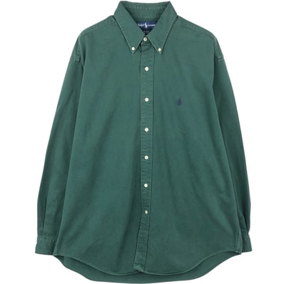 古着 ラルフローレン Ralph Lauren BLAKE 長袖 ボタンダウンシャツ メンズL相当/eaa669034