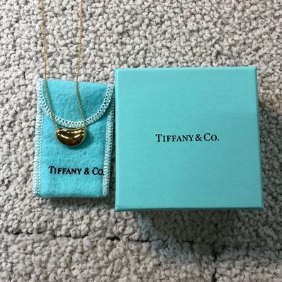 ティファニー ビーン YG 18K/750 5.4g ネックレス