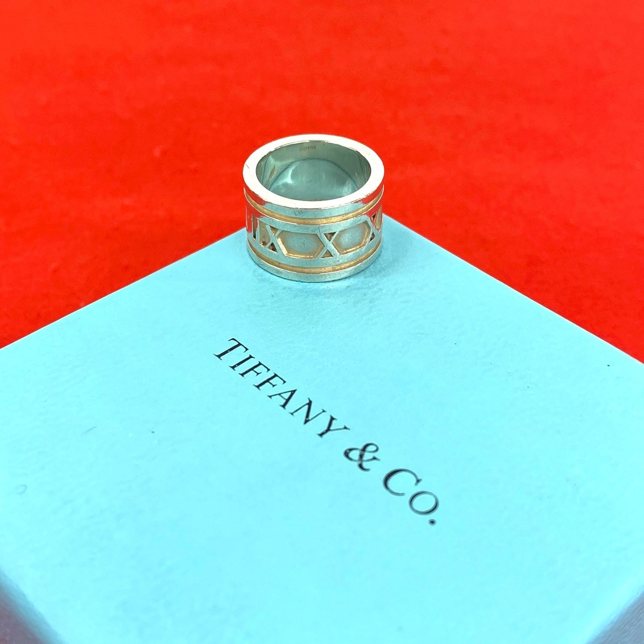 TIFFANY&Co. ティファニー ワイド アトラス リング シルバー925 リング・指輪 8号 シルバー
27839
