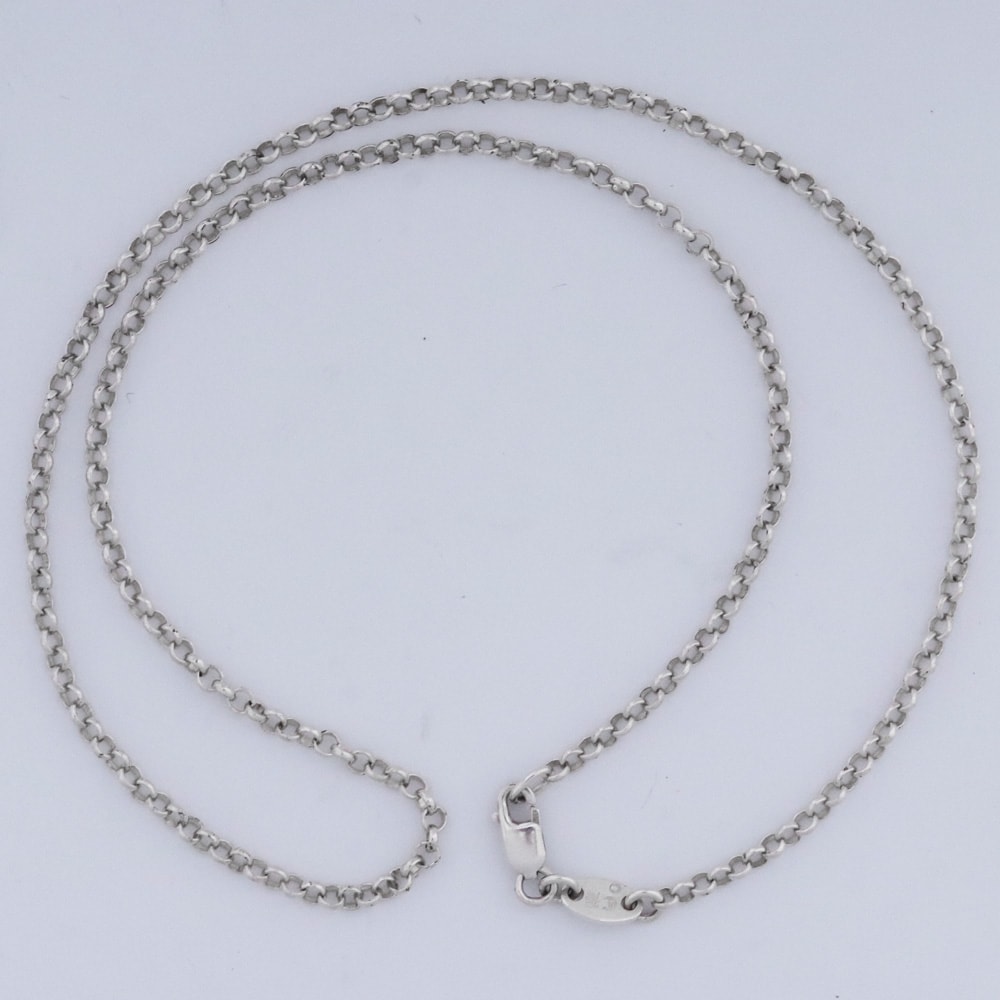 Chrome Hearts Roll Chain Necklace "Silver"
