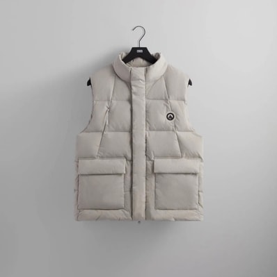 Kith Wrinkle Nylon Midi Vest "Thunder"