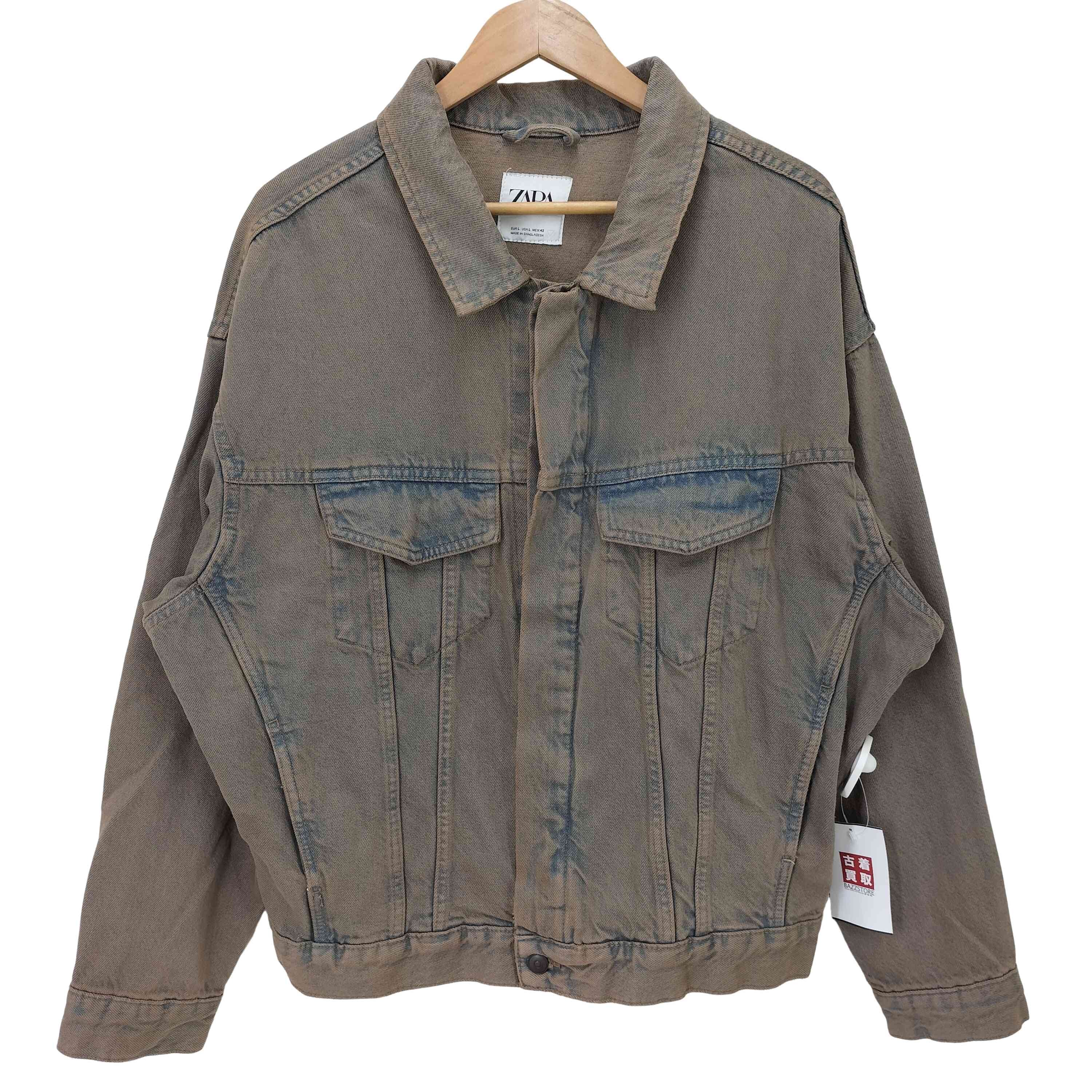 Rust Effect Denim Jean Jacket【1143385775213】