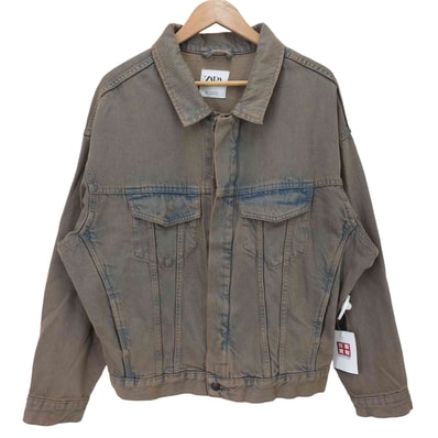 Rust Effect Denim Jean Jacket【1143385775213】