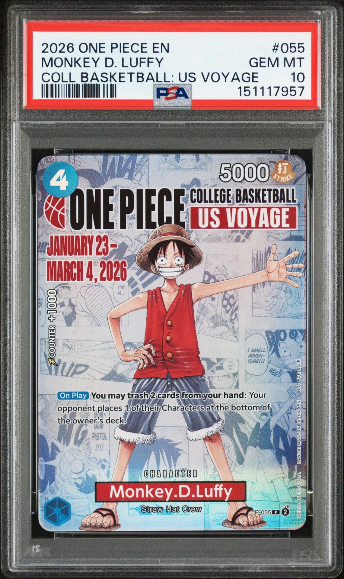 モンキー・D・ルフィ：P (未開封) [P-055]【英語版】(プロモーション