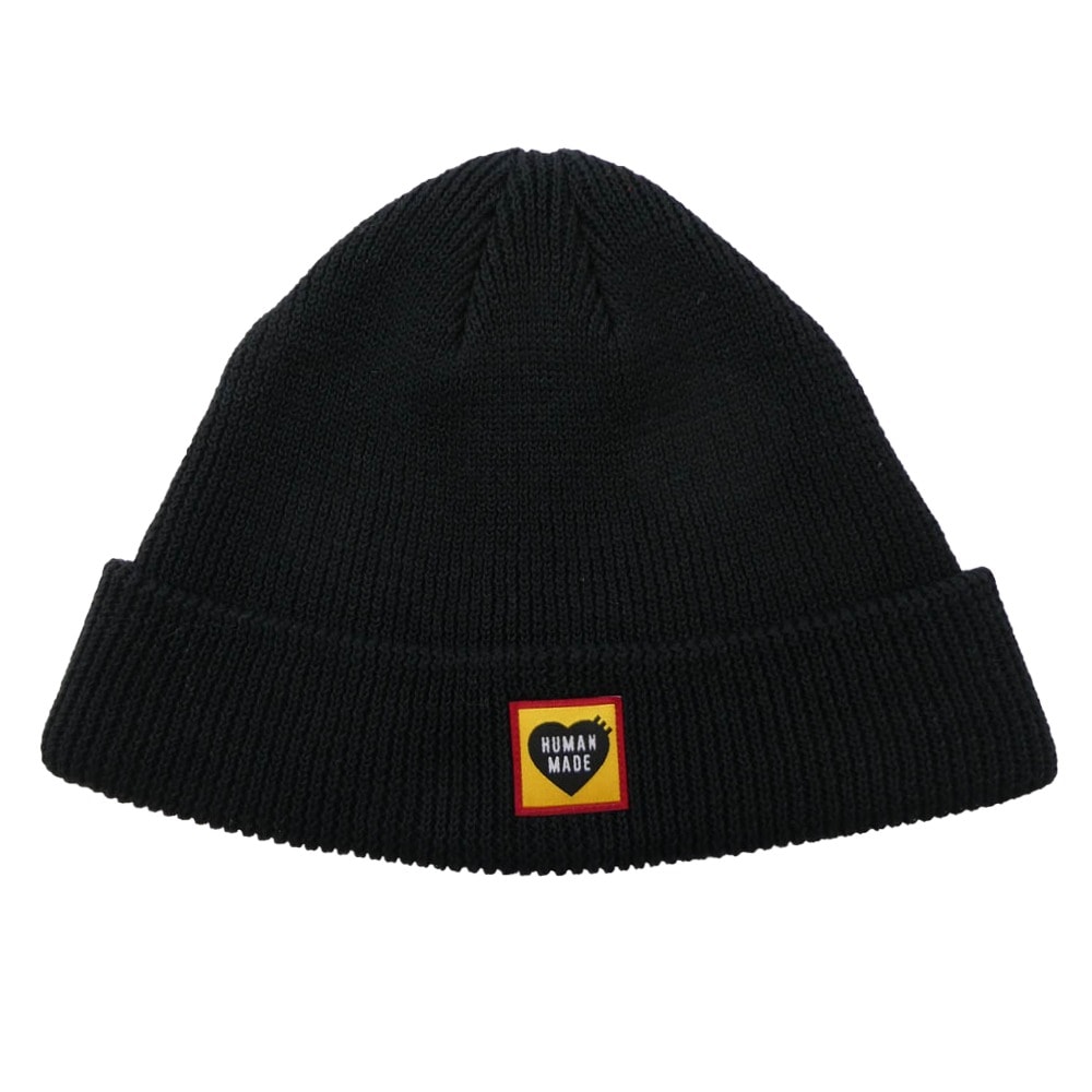 HUMAN MADE ヒューマンメイド 帽子 HM31GD024 Classic Beanie クラシック ビーニー 帽子 ブラック系【中古】