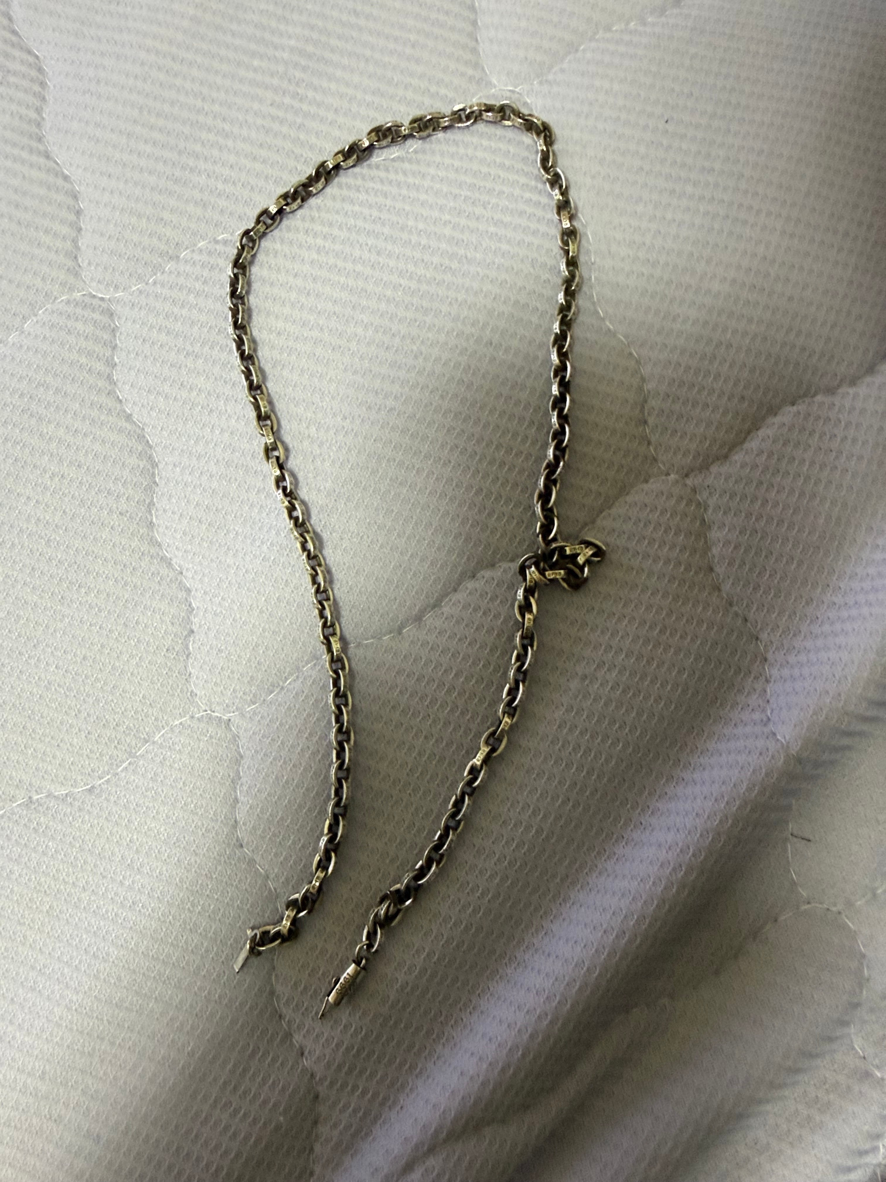 Chrome Hearts Paper Chain Necklace "Silver"