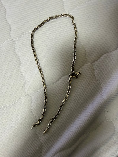 Chrome Hearts Paper Chain Necklace "Silver"