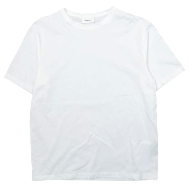 THE RERACS ザ リラクス 24SS 日本製 THE T-SHIRT コンパクトコットン ベーシックTシャツ 24SS-RECS-424-J 48 WHITE 半袖 トップス g28361