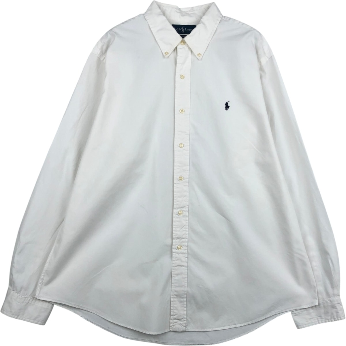 古着 ラルフローレン Ralph Lauren CUSTOM FIT 長袖 ボタンダウンシャツ メンズXXL相当/eaa628573