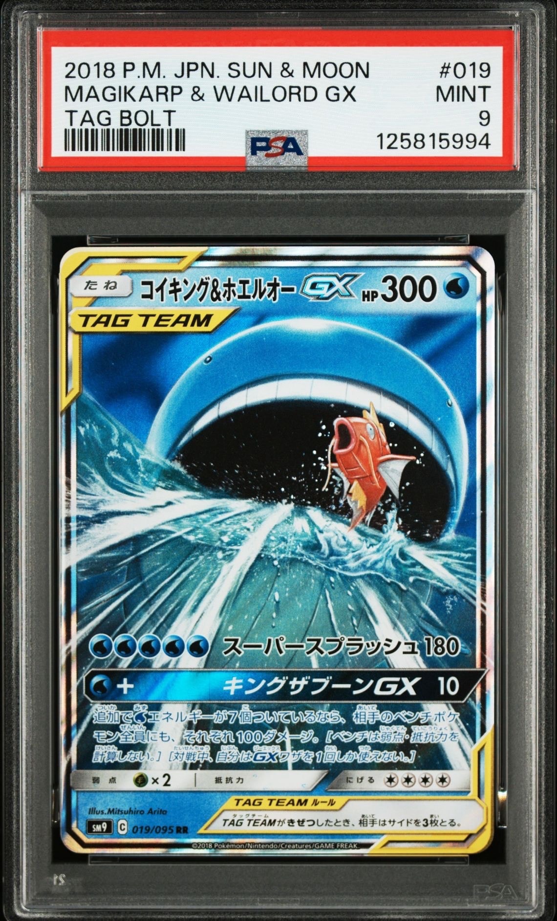 コイキング&ホエルオーGX RR [SM9 019/095](拡張パック「タッグボルト