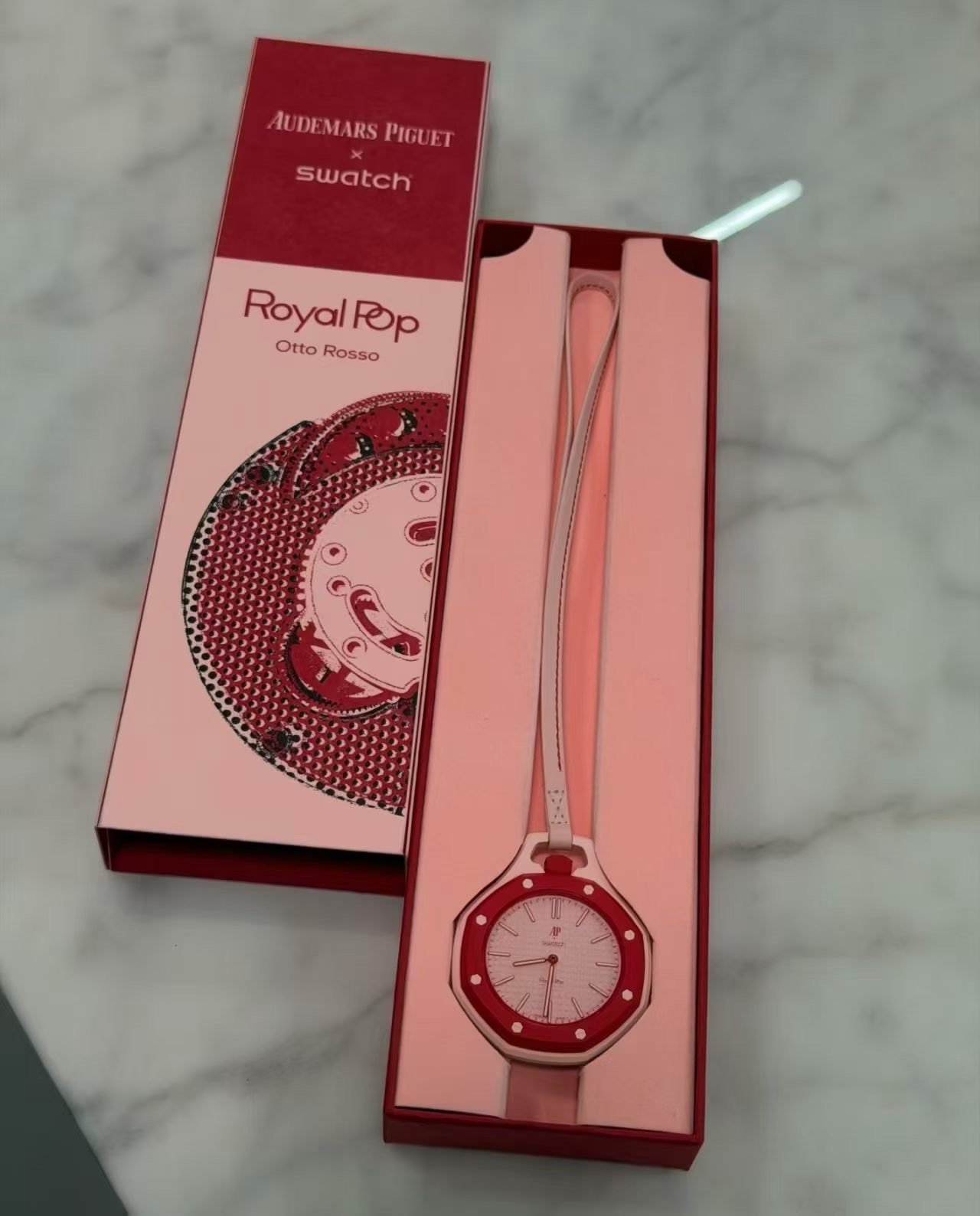 Swatch x Audemars Piguet Royal Pop Otto Rosso "Pink"