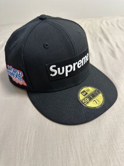 Supreme World Famous Box Logo New Era® "Black"