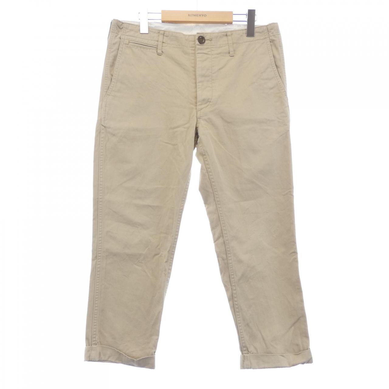 visvim CORONEL PANTS DMGD 