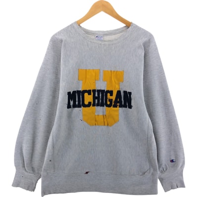 古着 90年代 チャンピオン Champion REVERSE WEAVE リバースウィーブ 刺繍タグ カレッジスウェットシャツ トレーナー USA製 メンズXL相当 ヴィンテージ/eaa538313