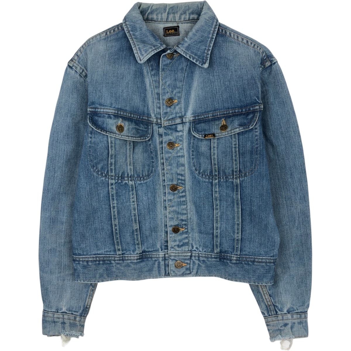 古着 リー Lee デニムジャケット Gジャン メンズM相当/eaa630369
