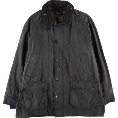 古着 00年代 バブアー Barbour BEDALE ビデイル ワックスコットン オイルドジャケット 英国製 C42 メンズL相当/eaa604805