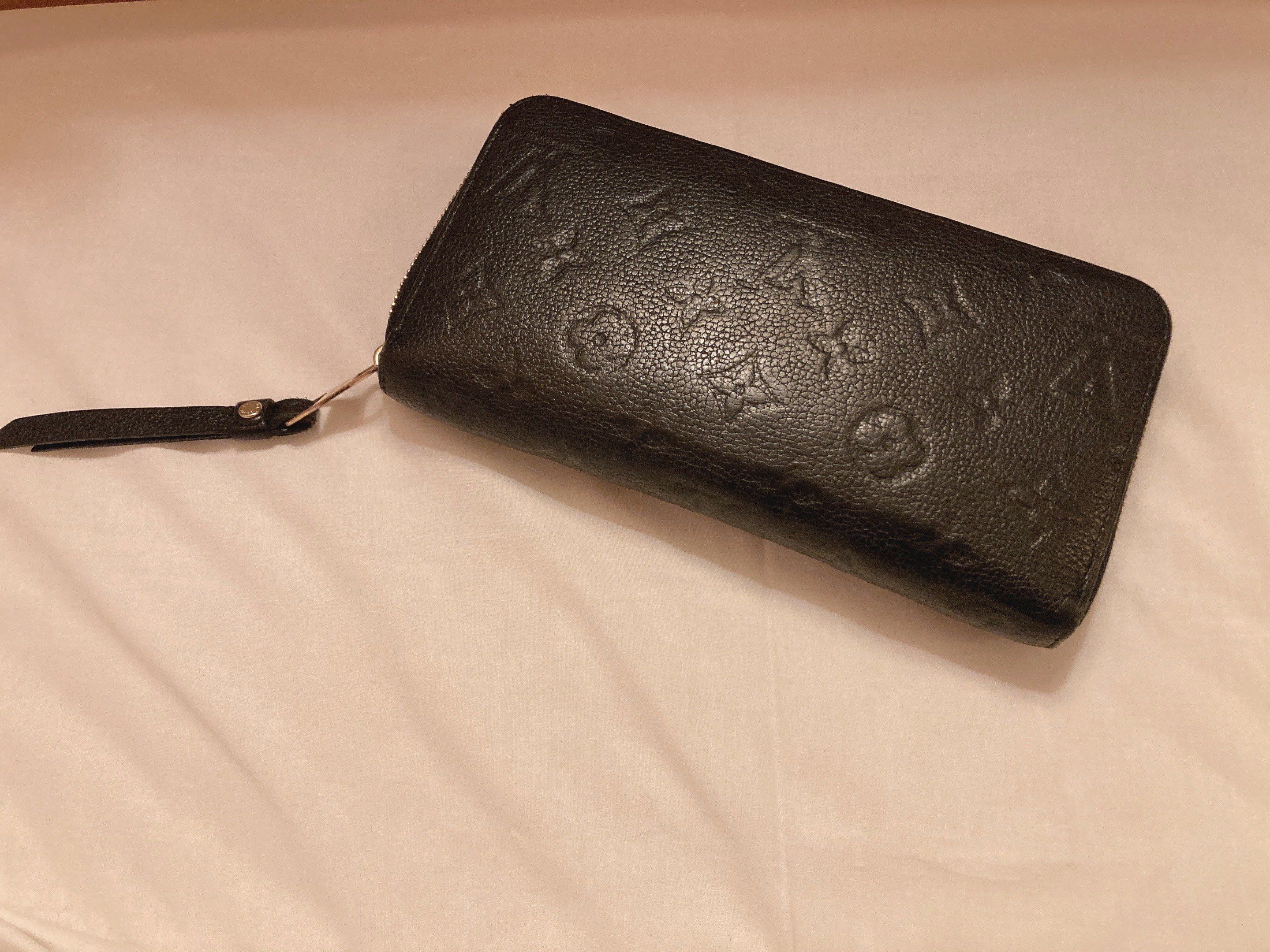 Louis Vuitton Monogram Empreinte Zippy Wallet "Infini"