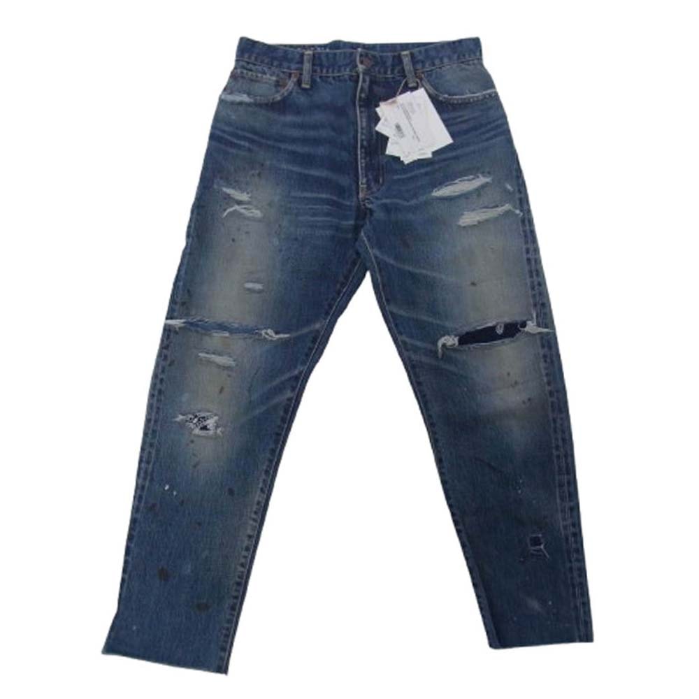 VISVIM ビズビム デニムパンツ 0224905005011 SS JOURNEYMAN PANTS TACKED CRASH ジャーニーマン デニム パンツ【極上美品】【中古】