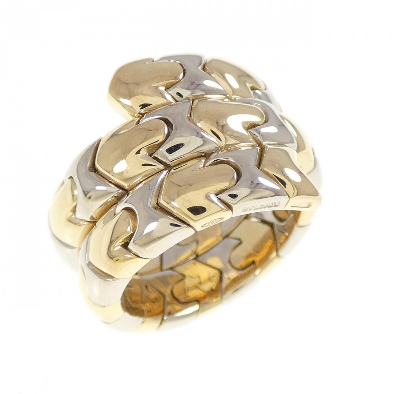 ブルガリ 750YG/750WG リング