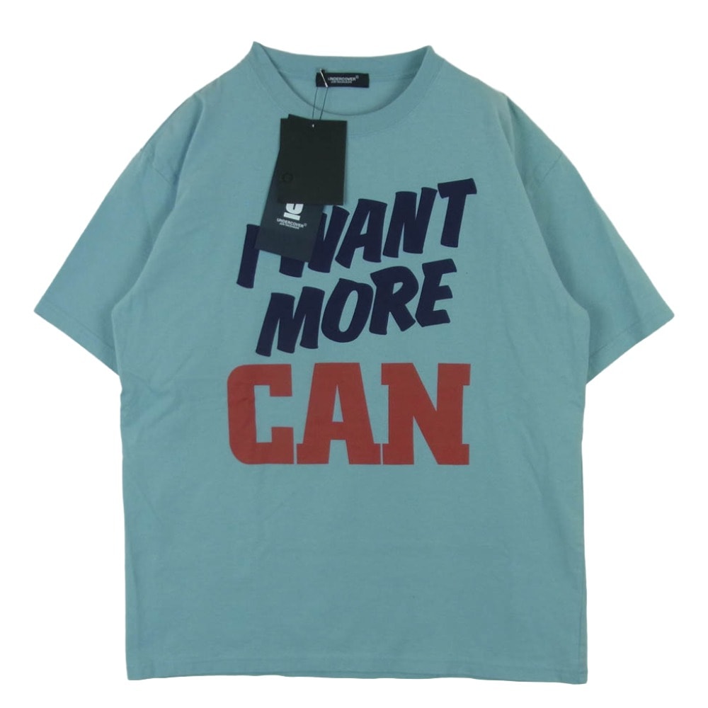 UNDERCOVER アンダーカバー UC2D9802 I WANT MORE CAN  半袖 Tシャツ ライトブルー系 A.LIGHT BLUE 3【中古】