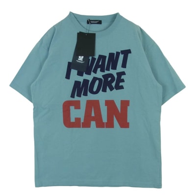 UNDERCOVER アンダーカバー UC2D9802 I WANT MORE CAN 半袖 Tシャツ ライトブルー系 A.LIGHT BLUE 3【中古】