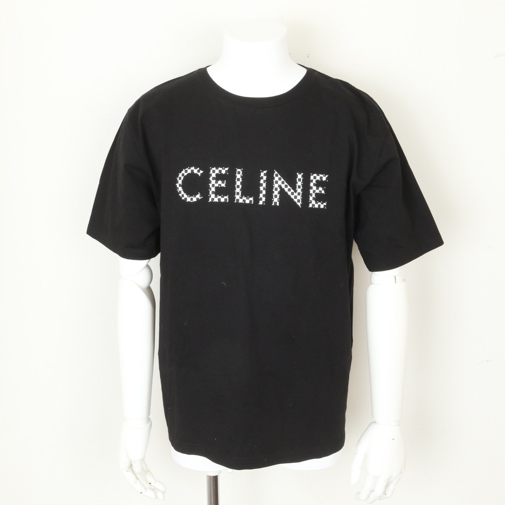 ■極美品 セリーヌ ロゴ L トップス ファッション 洋服 おしゃれ