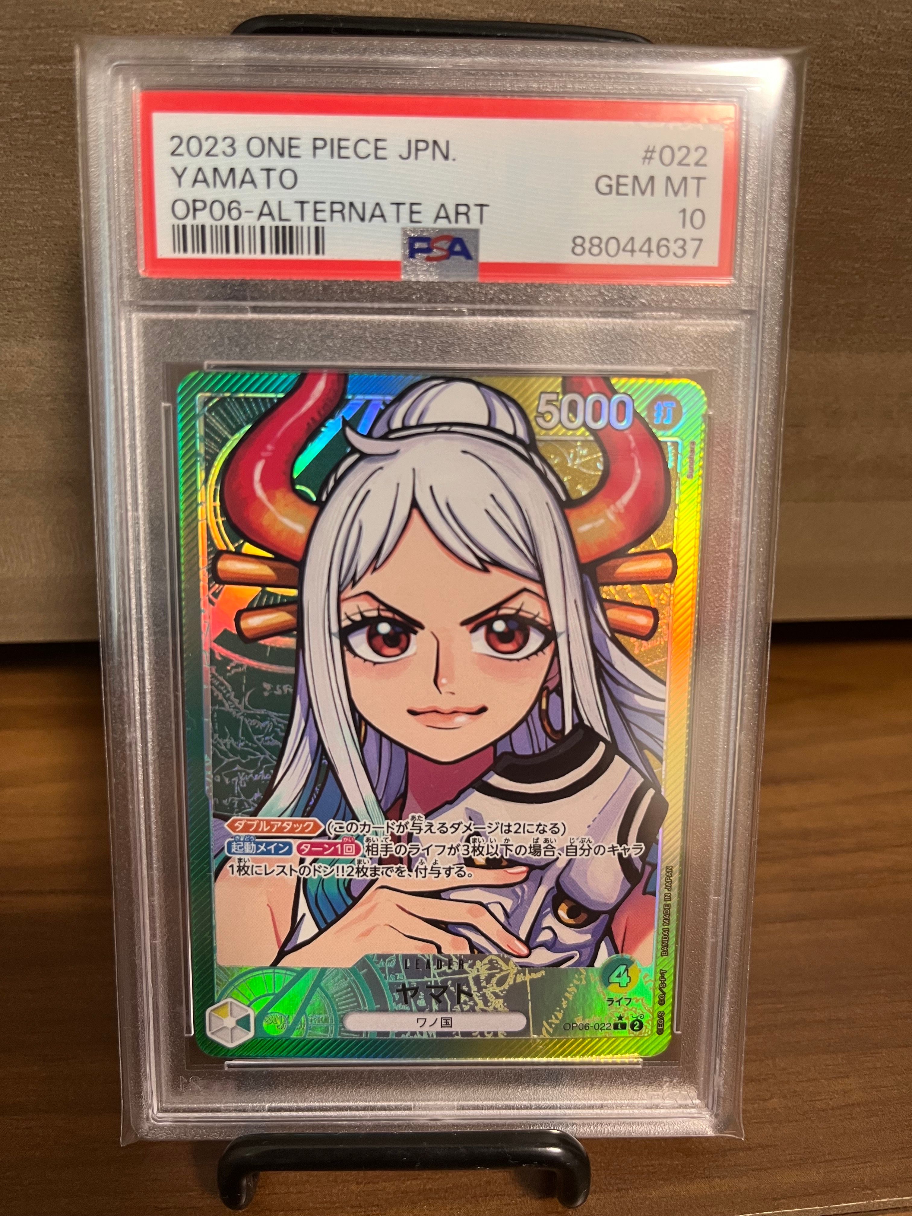 PSA 10]Yamato L-P [OP06-022] (Booster Pack Wings of Captain