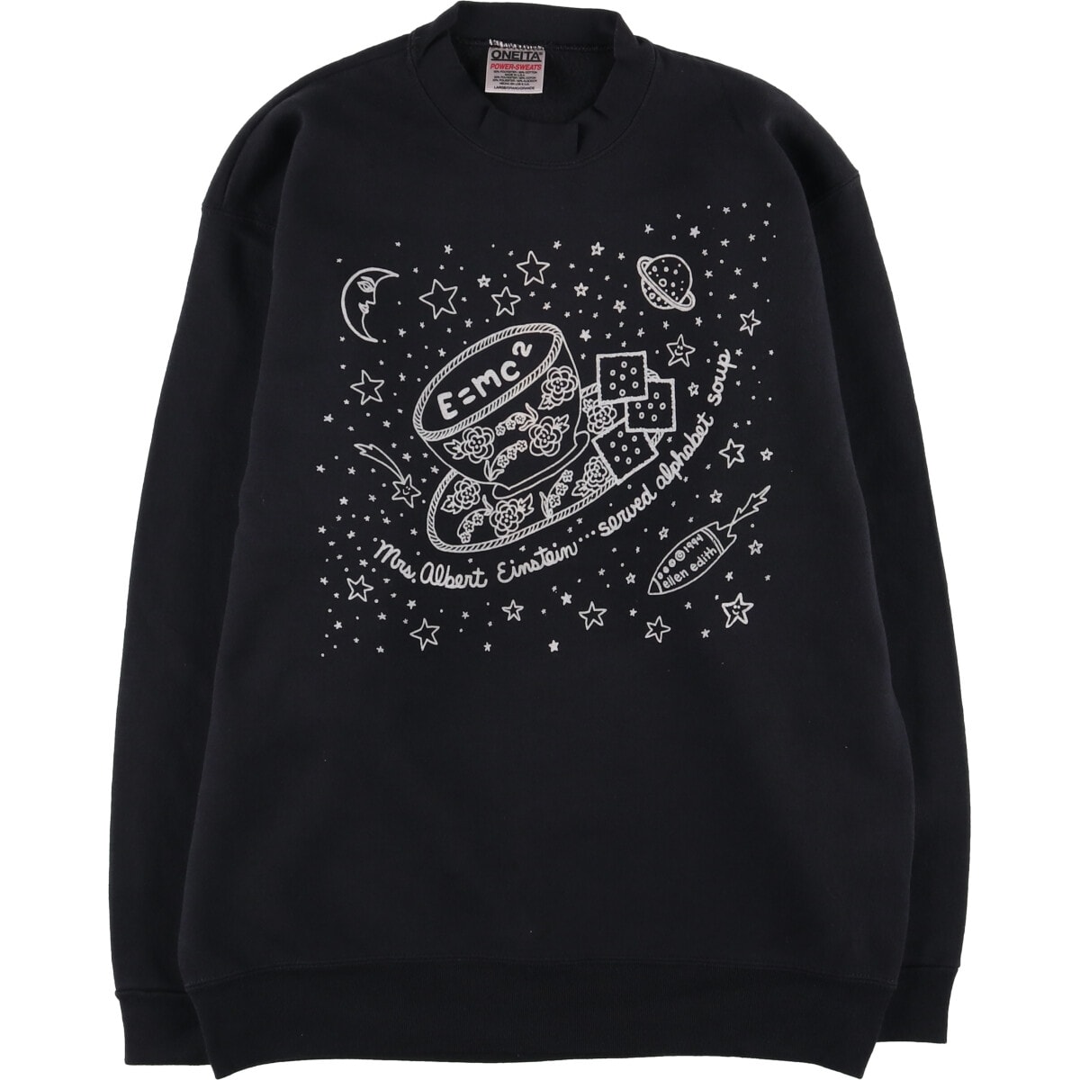 古着 90年代 オニータ ONEITA プリントスウェットシャツ トレーナー USA製 メンズL相当 ヴィンテージ/eaa576638