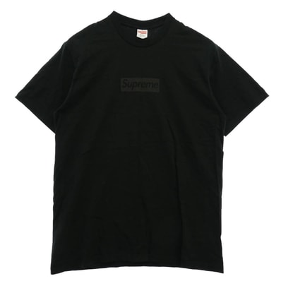 Supreme シュプリーム 23SS Tonal Box Logo Tee Black トーナル ボックス ロゴ Tシャツ ブラック ブラック系 L【中古】