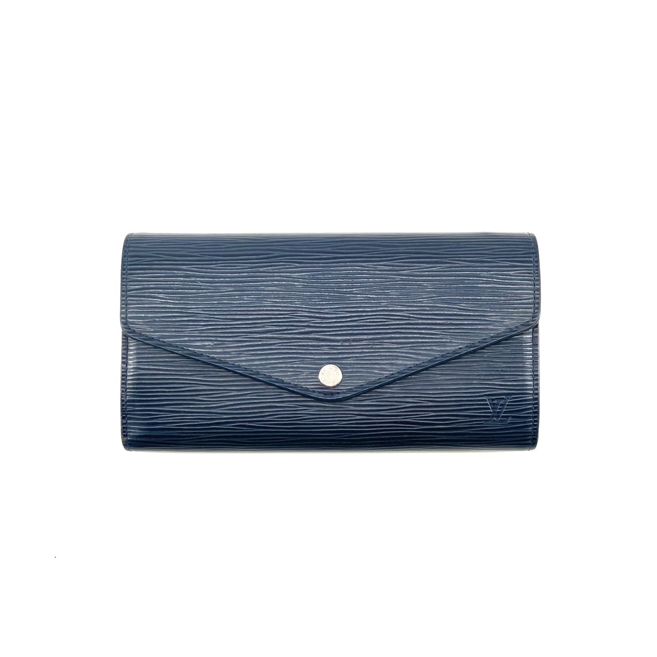 LOUIS VUITTON(ルイ・ヴィトン) ポルトフォイユ・サラ エピ・レザー ラウンドファスナー 長財布 ブルー