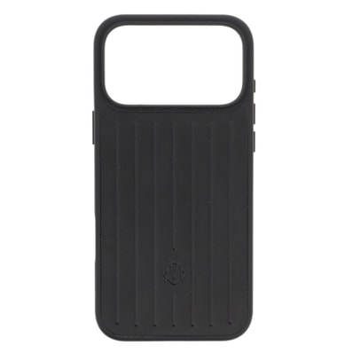 RIMOWA リモワ iPhoneケース 17 ProMax 携帯・スマホアクセサリー 95190004 アルミニウム/TPU ブラック レディース【中古】