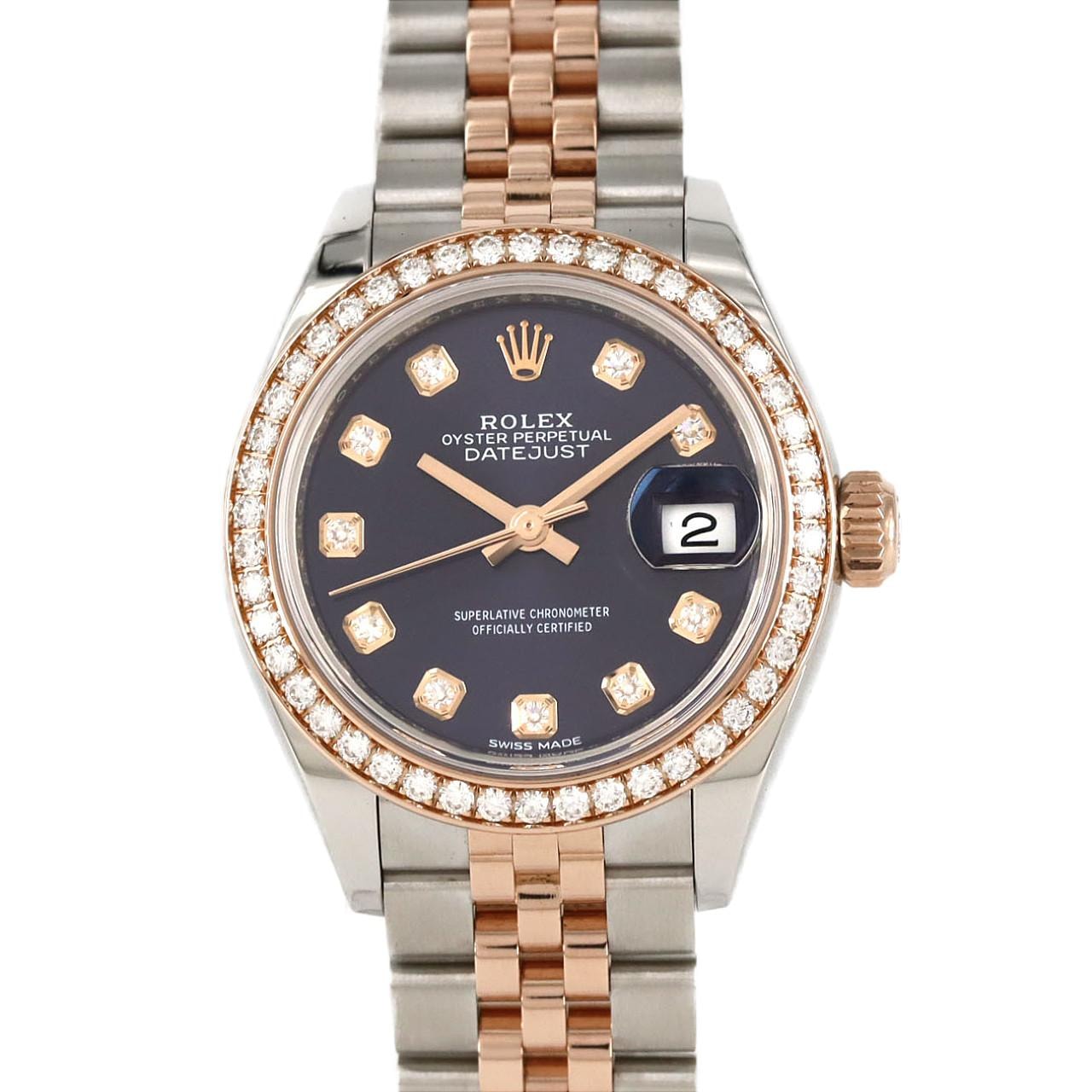 ロレックス デイトジャスト 279381RBR SSxPG 自動巻 ランダム番