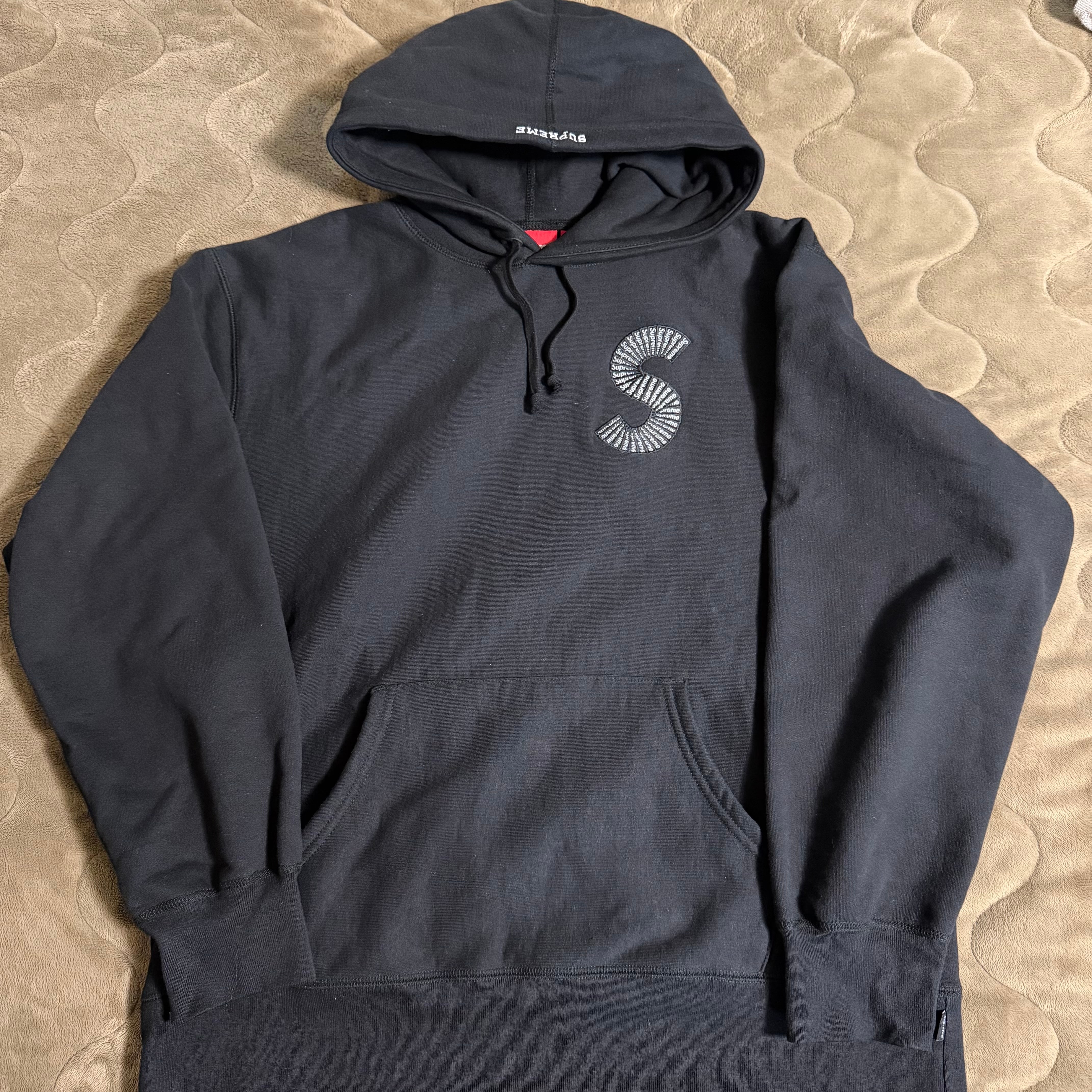 Supreme S Logo Hooded Sweatshirt "Black" (20FW)