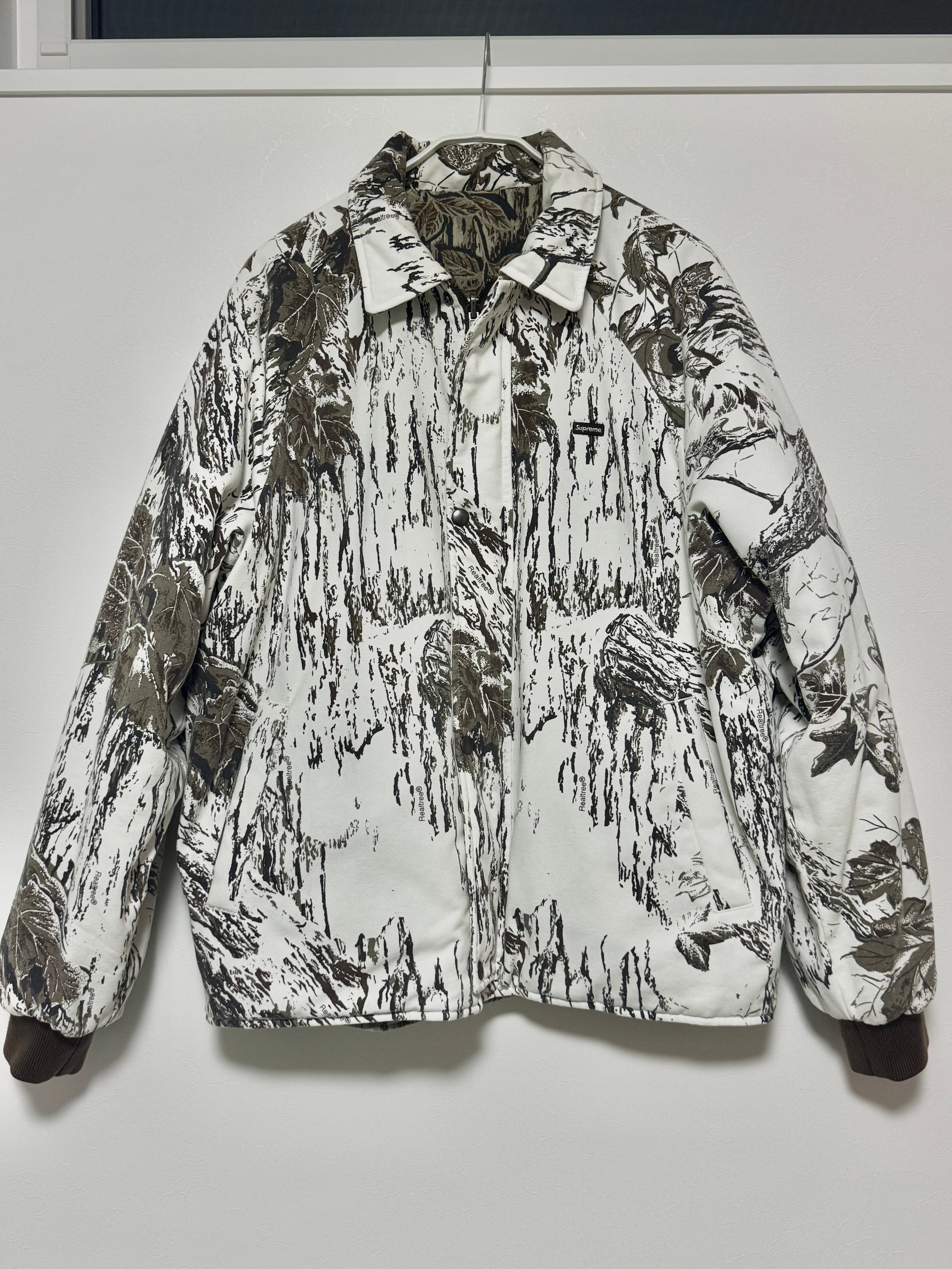 Supreme RealTree Reversible Quilted Work Jacket "Snow Camo"