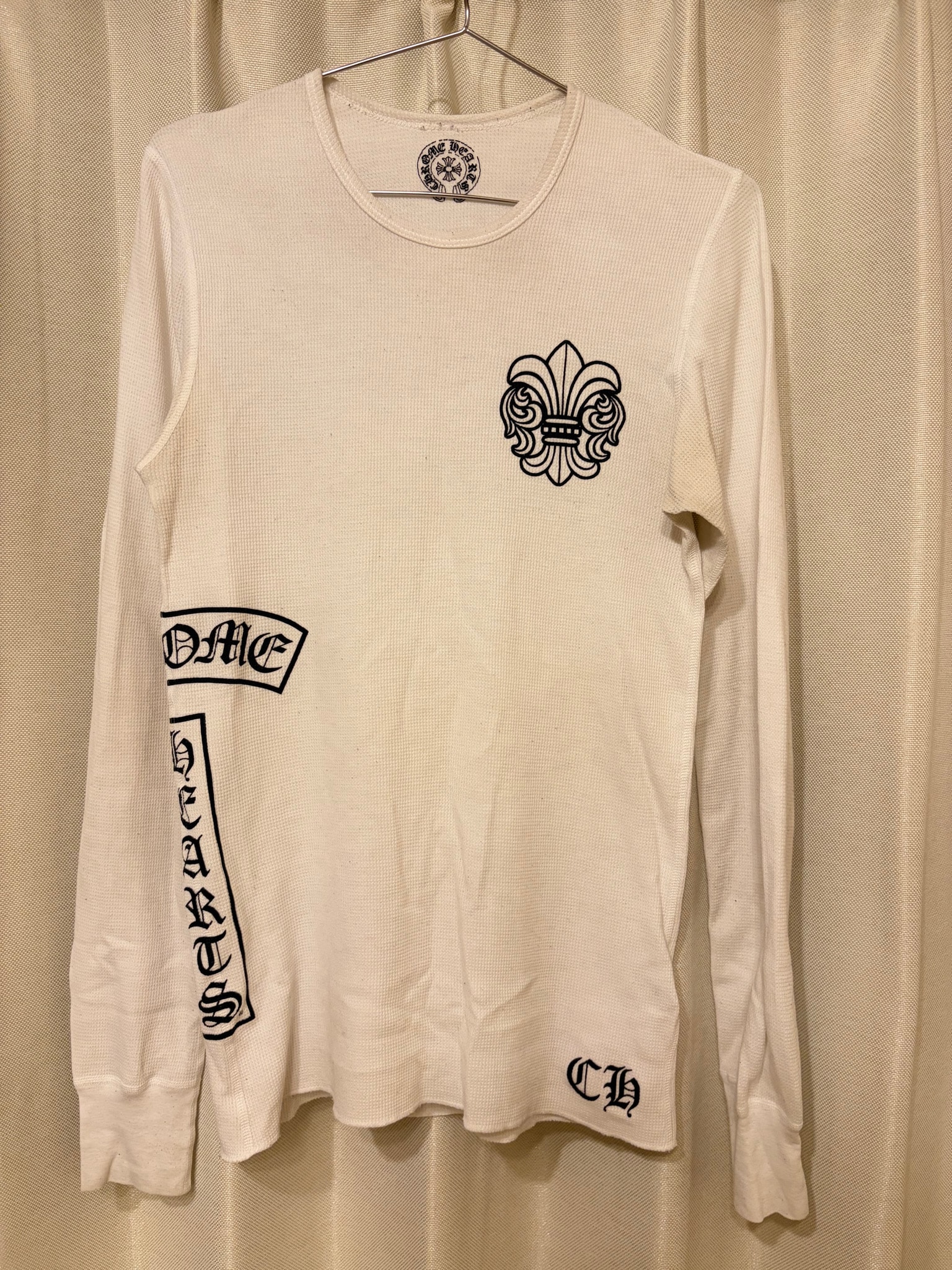 CHROME HEARTS サーマル ロングスリーブ Tシャツ