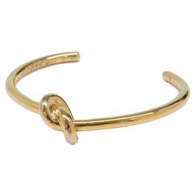 セリーヌ ノット エクストラシンブレスレット / ゴールドフィニッシュ ブラス S