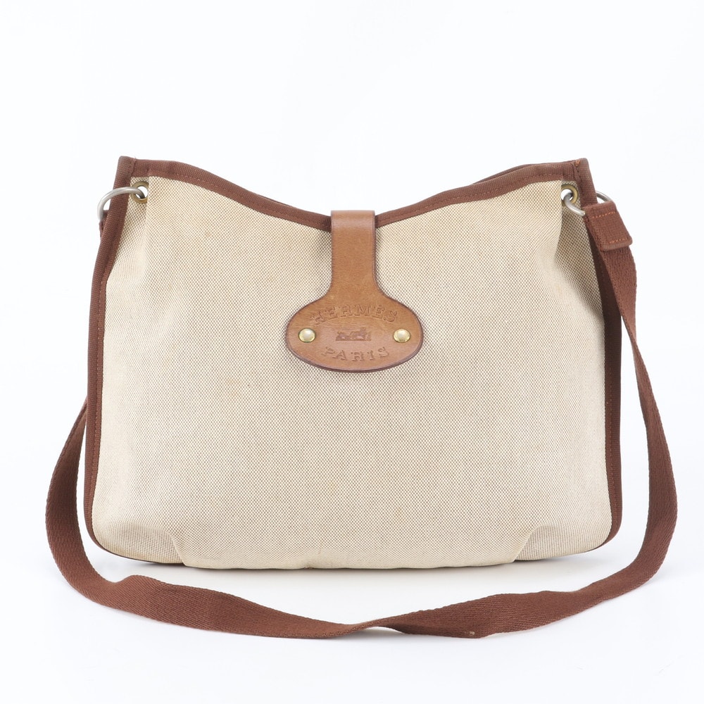 ■美品 エルメス ロデオ トワルアッシュショルダーバッグ