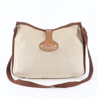 ■美品 エルメス ロデオ トワルアッシュショルダーバッグ