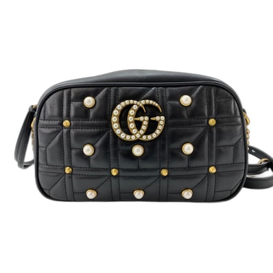 グッチ GUCCI GGマーモント ショルダーバッグ【中古】