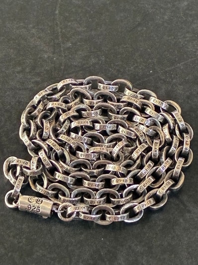 Chrome Hearts Paper Chain Necklace "Silver"
