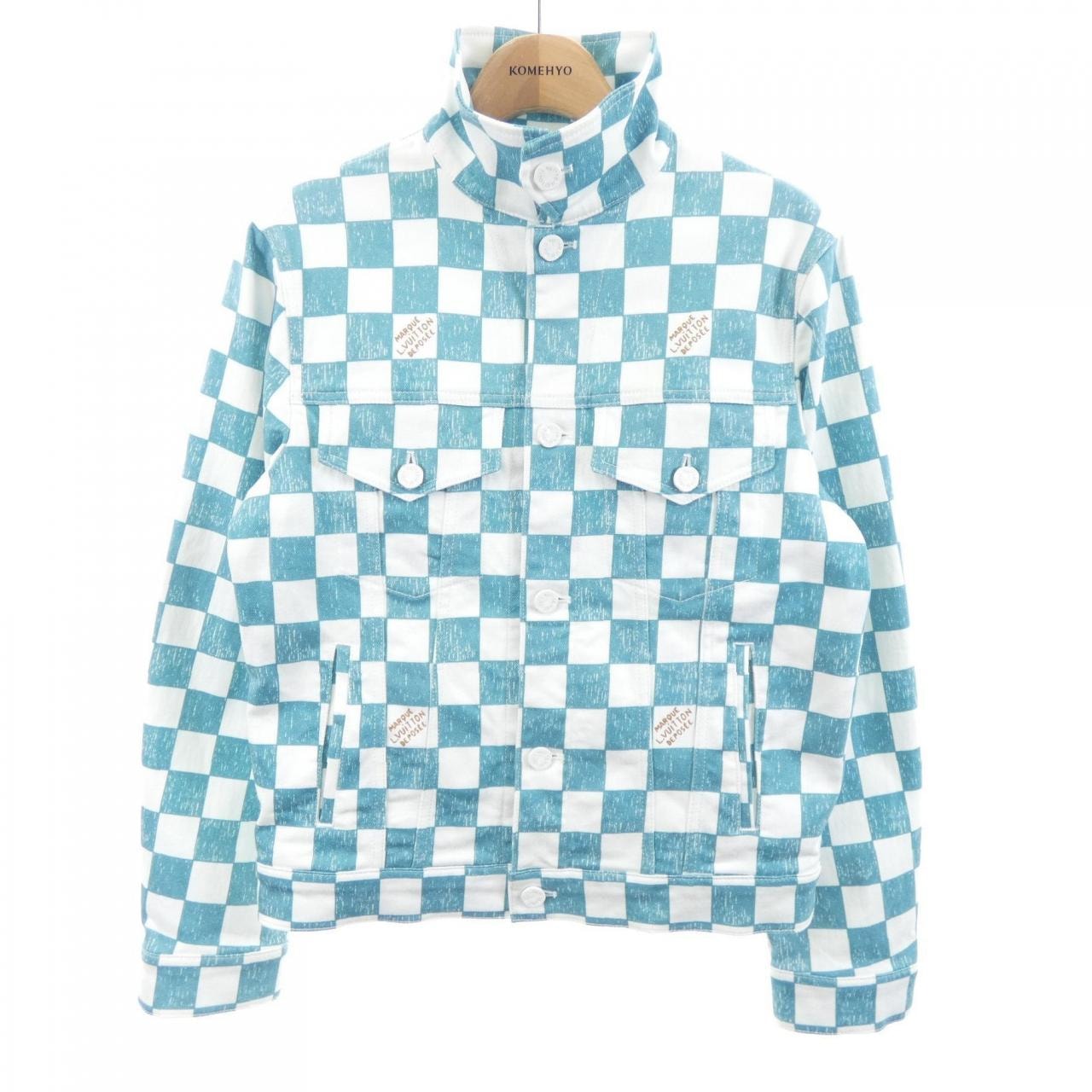 ルイヴィトン LOUIS VUITTON ダミエデニムトラッカージャケット HLA20WIM3 デニムジャケット