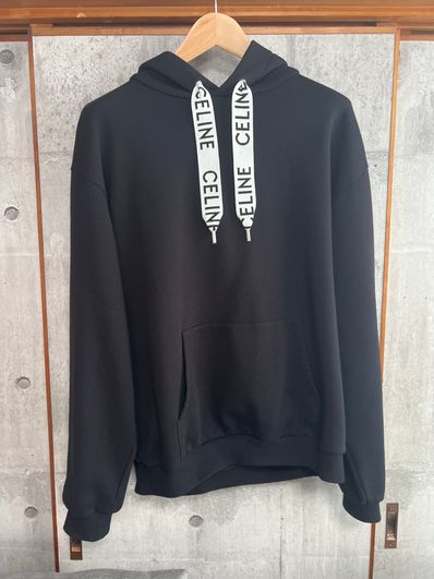 CELINE Loose Celine Sweatshirt / Cotton Fleece "Black"