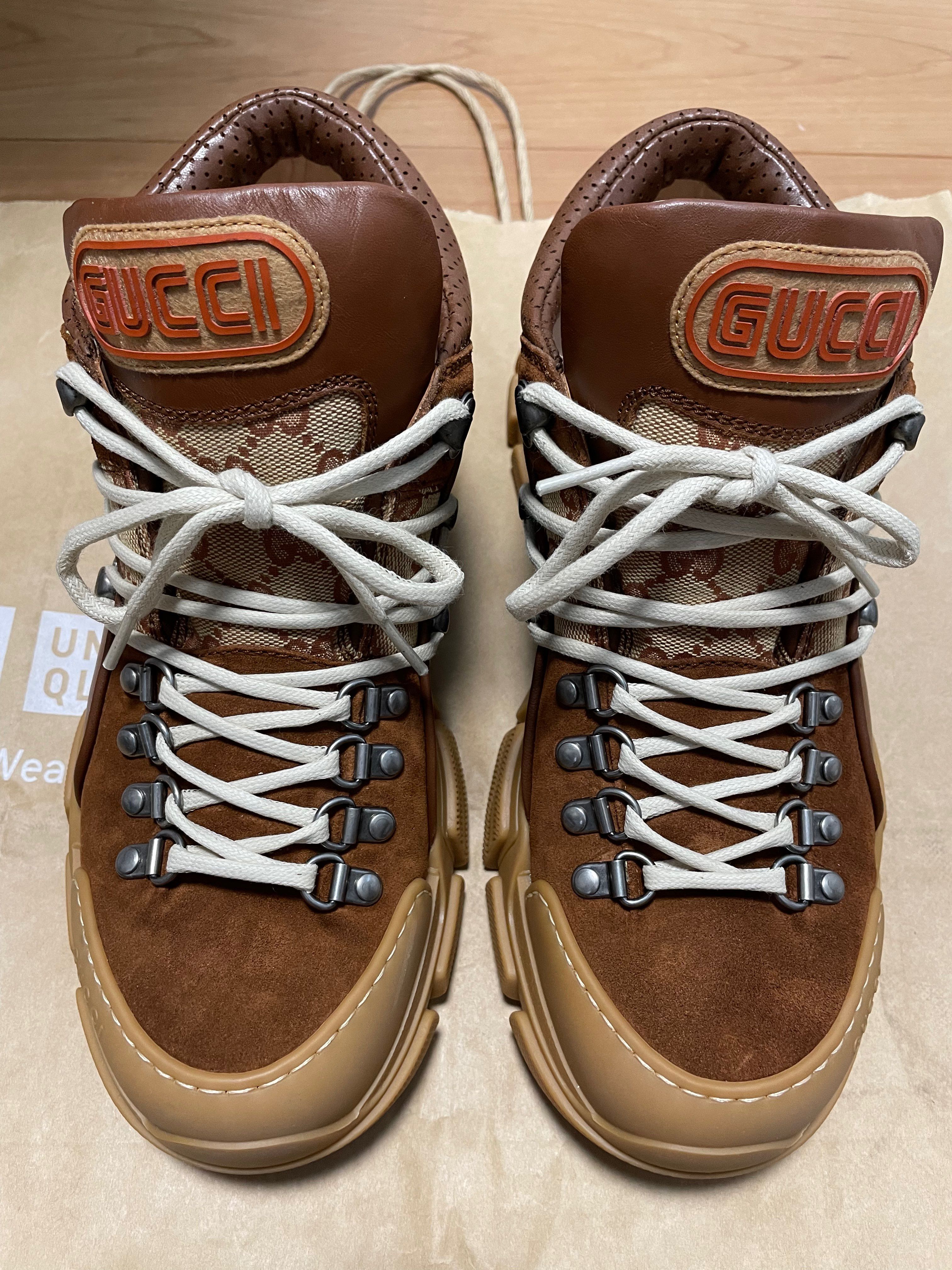 FLASHTREK GG CANVAS LEATHER SNEAKER