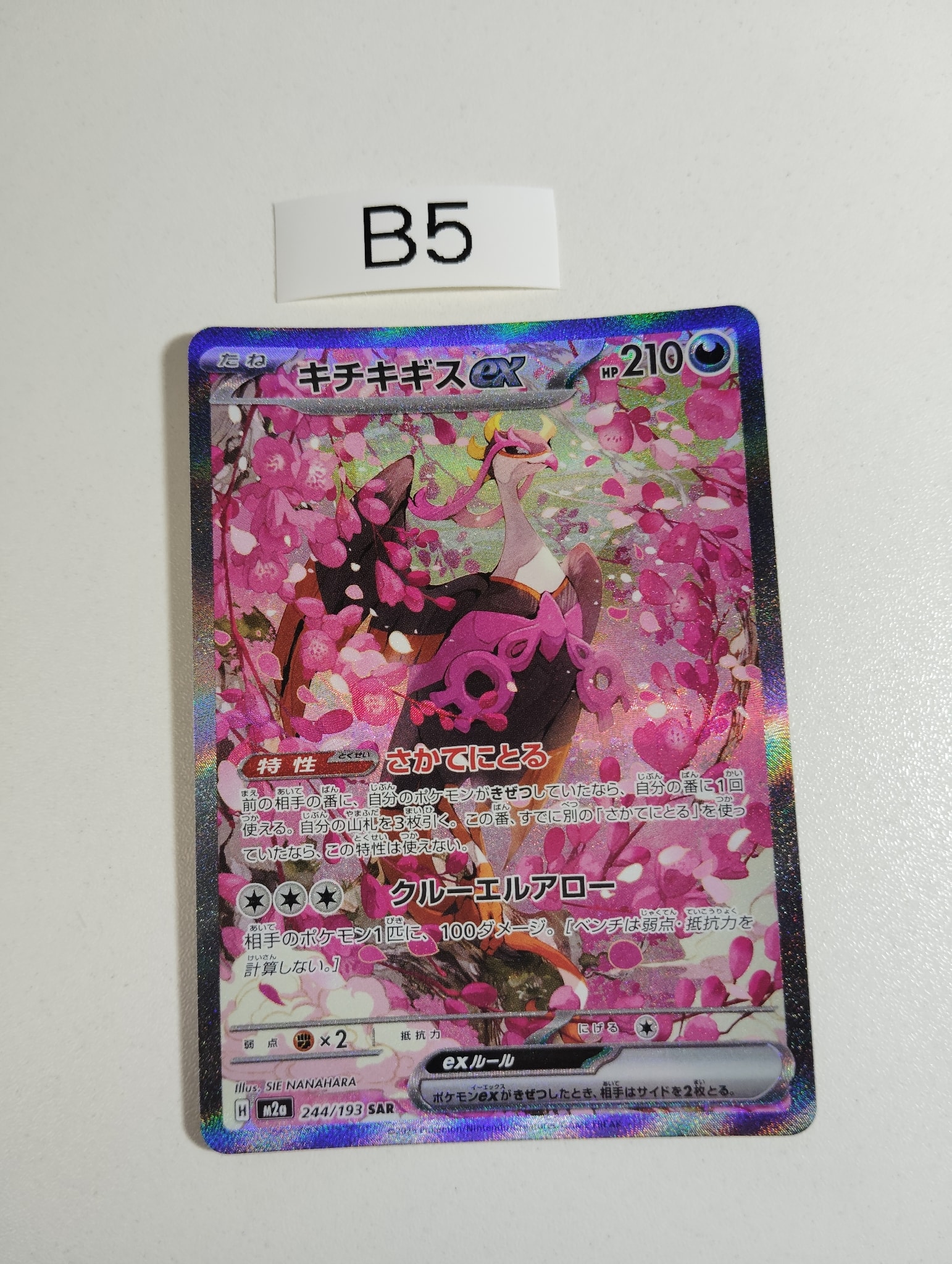 キチキギスex SAR [M2a 244/193](ハイクラスパック「MEGAドリームex