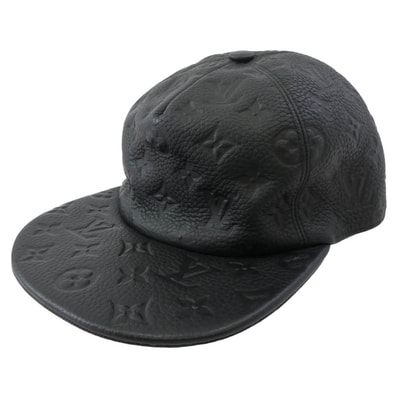 LOUIS VUITTON ルイ・ヴィトン 帽子 MP2320 キャスケット モノグラム クイル 1.0 キャップ ブラック系【中古】