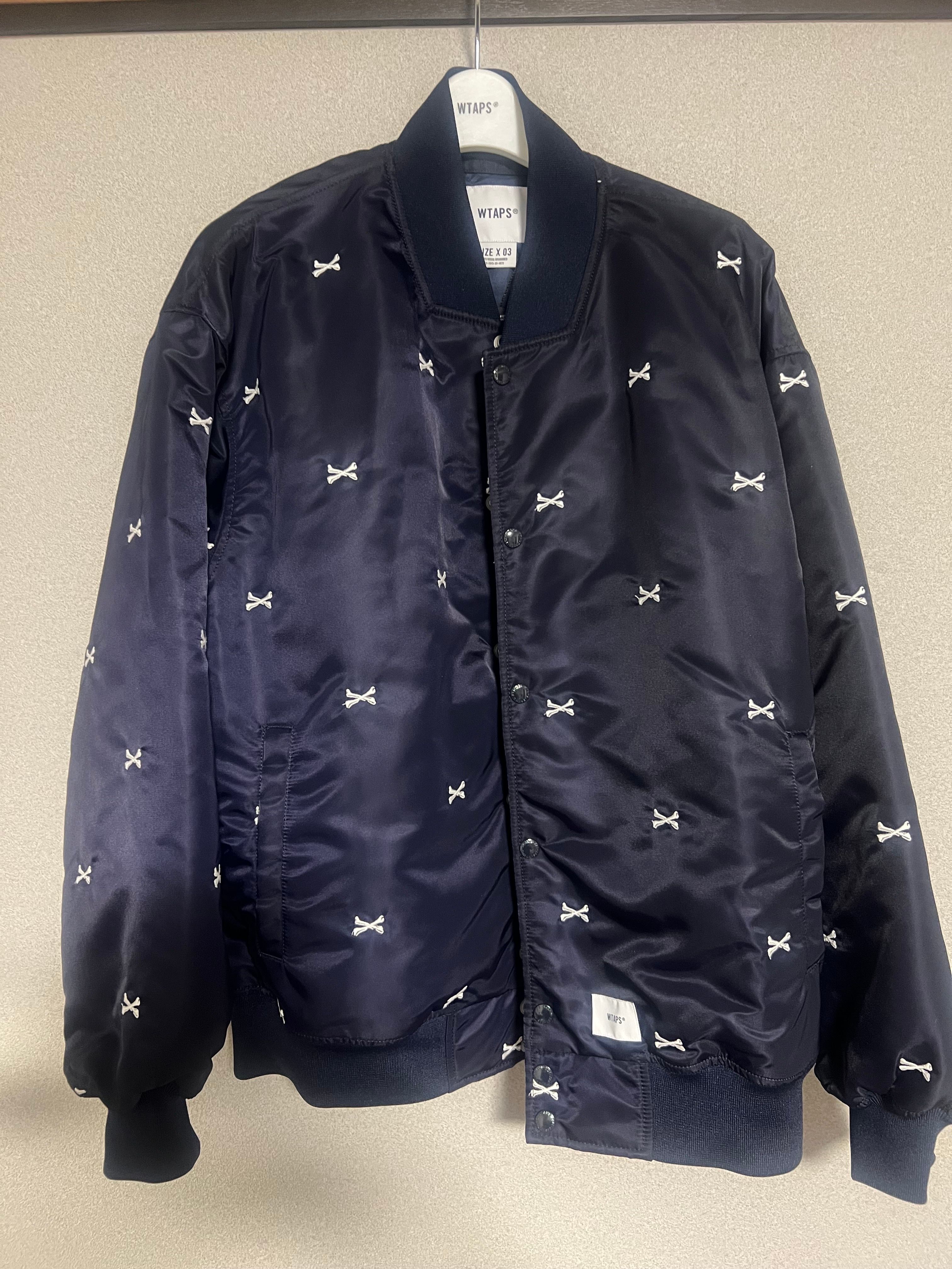Wtaps TEAM / JACKET / NYLON. TWILL. TEXTILE "Navy"