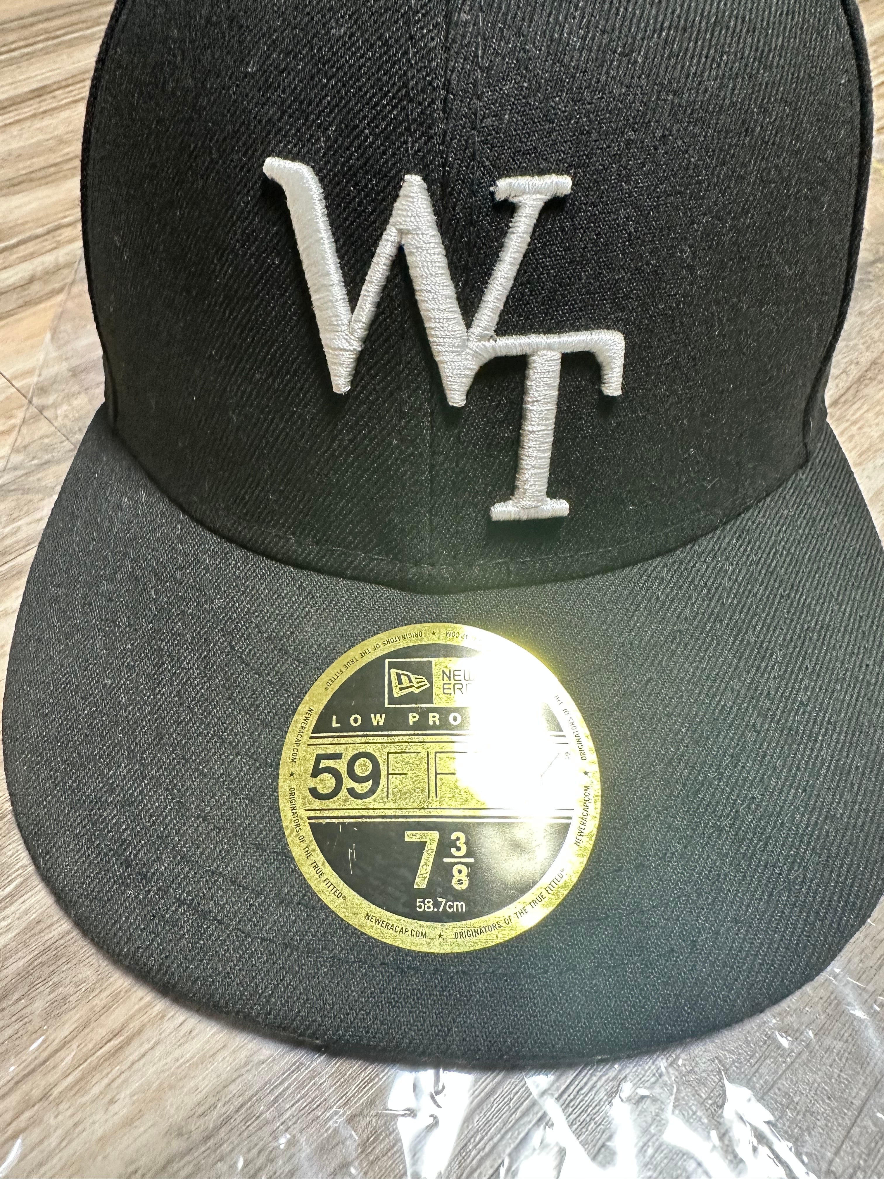 Wtaps x NEWERA 59FIFTY LOW PROFILE / CAP / POLY. TWILL. "Black" 221NENED-HT01