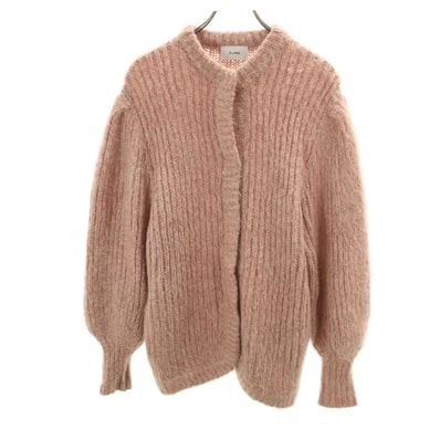 CLANE クラネ モヘヤブレンド 長袖 ニットカーディガン 1 ピンク