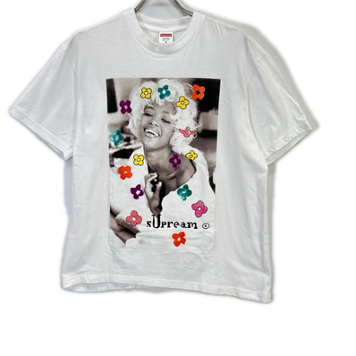 シュプリーム Naomi ホワイト プリント Tシャツ M
